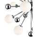Element LED 24 inch Polished Nickel Chandelier Ceiling Light