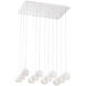 Patruno LED 25.75 inch Matte White Chandelier Ceiling Light
