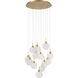 Briselle LED 24 inch Legacy Brass Pendant Ceiling Light