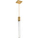 Weston 1 Light 5 inch Satin Gold Pendant Ceiling Light