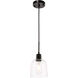 Gabe 1 Light 6 inch Black Pendant Ceiling Light