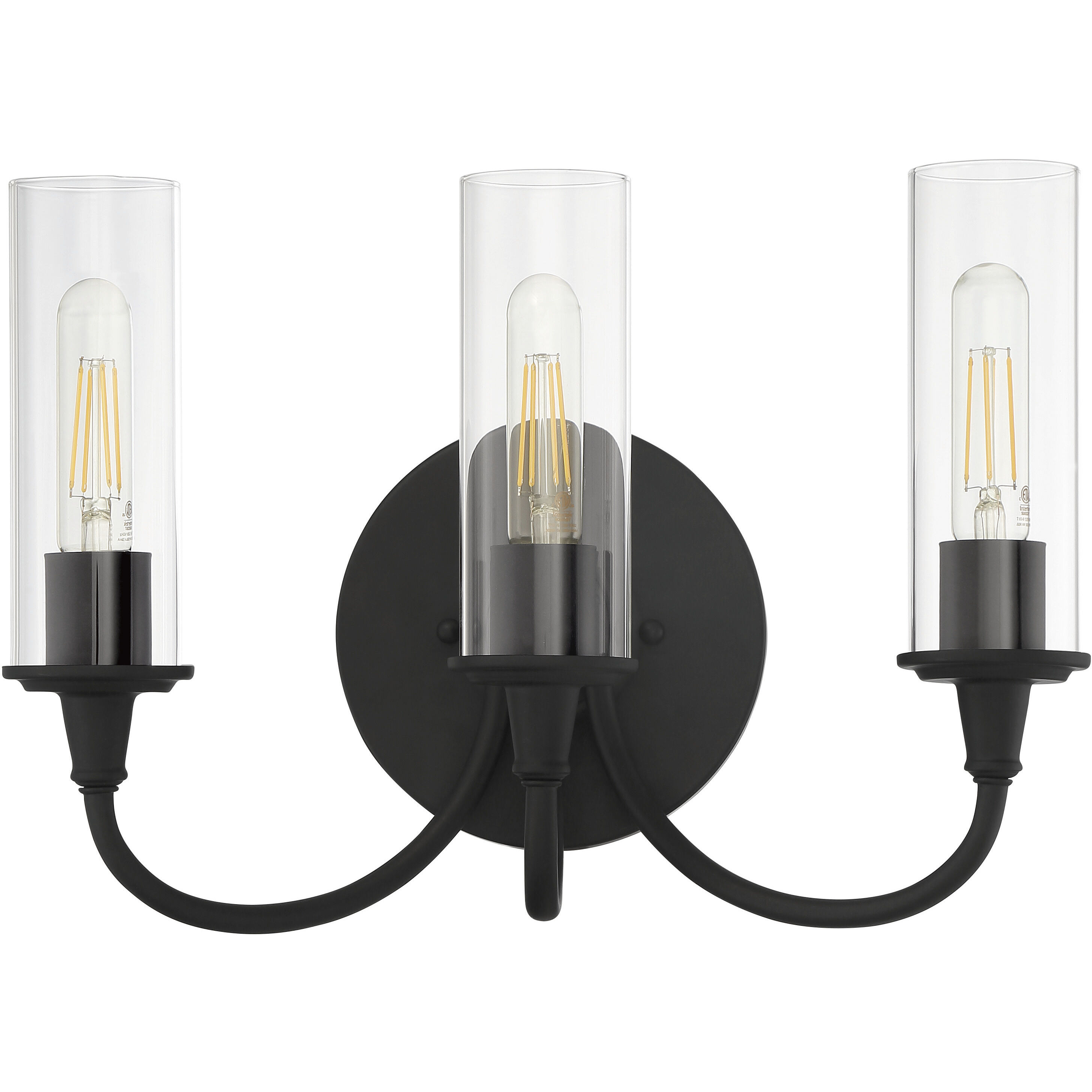 Modina 3 Light 16 inch Espresso Vanity Light Wall Light