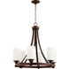 Lancaster 6 Light 25 inch Oiled Bronze Chandelier Ceiling Light