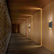 Opus LED 3.5 inch Bronze and Gold Leaf ADA Wall Sconce Wall Light