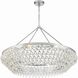 Calypso 8 Light 40 inch Polished Chrome Chandelier Ceiling Light