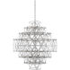 Clinton 160 Light 32.28 inch Nickel Chandelier Ceiling Light