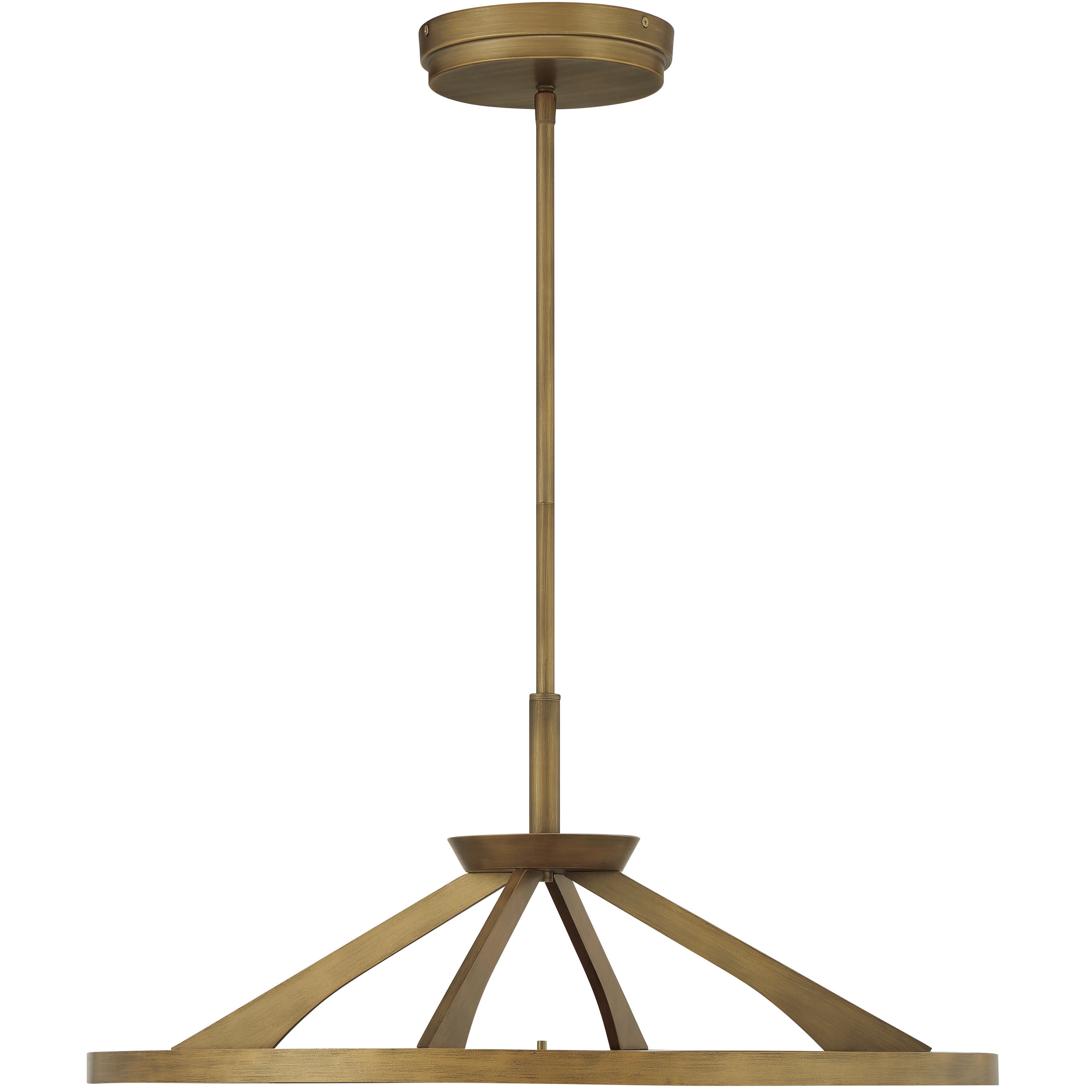 Stiles LED 28 inch Ashen Gold Pendant Ceiling Light