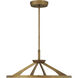 Stiles LED 28 inch Ashen Gold Pendant Ceiling Light