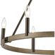 Transitions 6 Light 27 inch Oil Rubbed Bronze Chandelier Ceiling Light