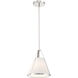 Fulton 1 Light 9.25 inch Polished Nickel Mini Pendant Ceiling Light