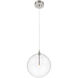 Modern LED 14 inch Brushed Nickel Pendant Ceiling Light