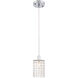 Taylor 1 Light 5 inch Chrome Pendant Ceiling Light