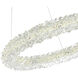 Arielle LED 17 inch Chrome Down Chandelier Ceiling Light