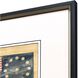 American Flags Blue and Red Framed Art