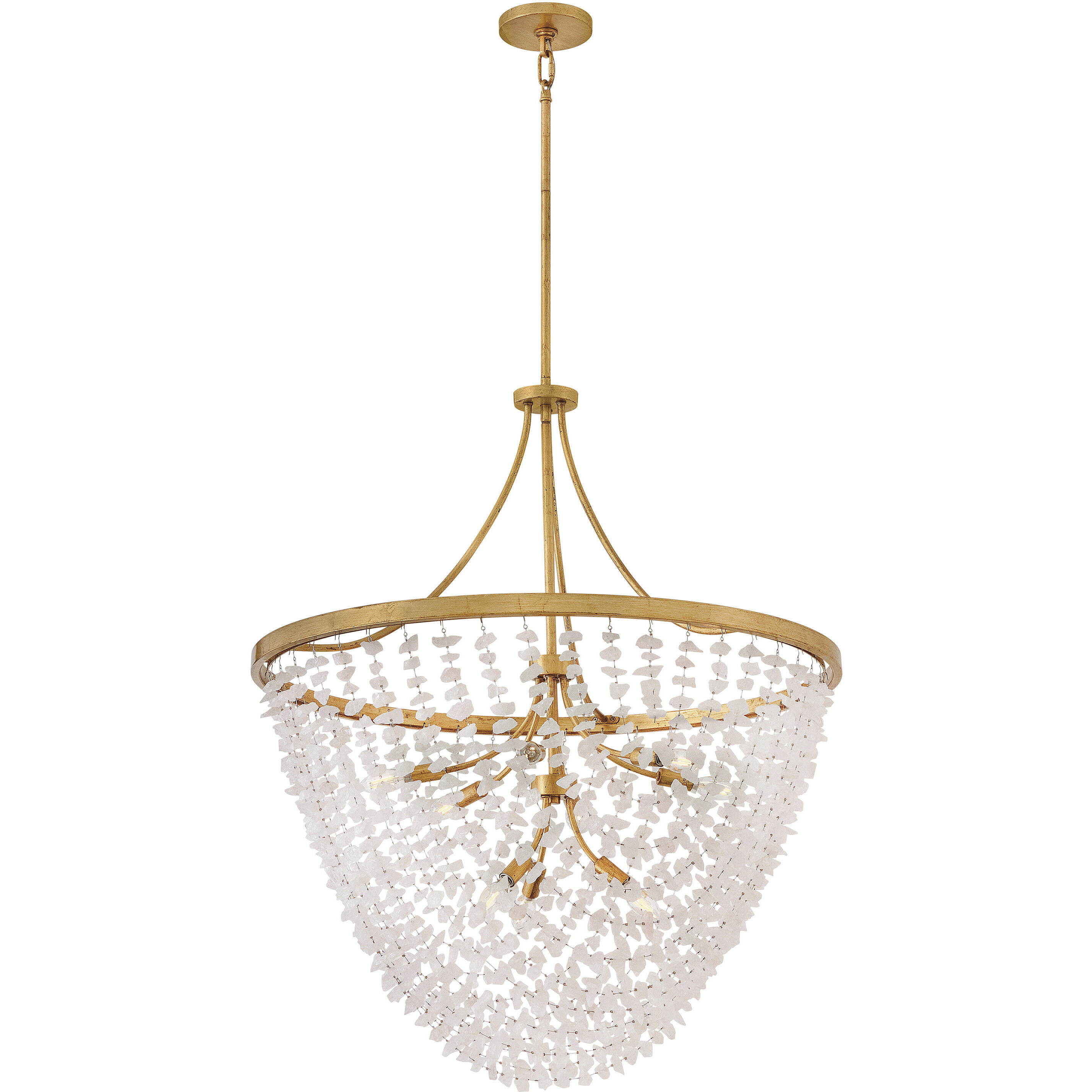 Myra 9 Light 35 inch Distressed Brass Chandelier Ceiling Light