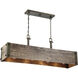 Winchester 4 Light 40.75 inch Bronze Trestle Ceiling Light