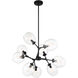 Nexpo 9 Light 30 inch Coal Chandelier Ceiling Light