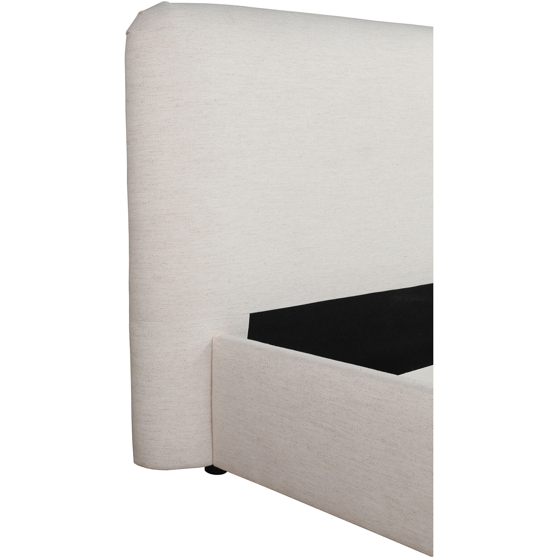 Samara Linen Bed in Beige, King