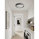 Souffle LED 18 inch Gray Flush Mount Ceiling Light