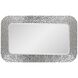 Olmstead 39.38 X 25.63 inch Hammered Silver Mirror