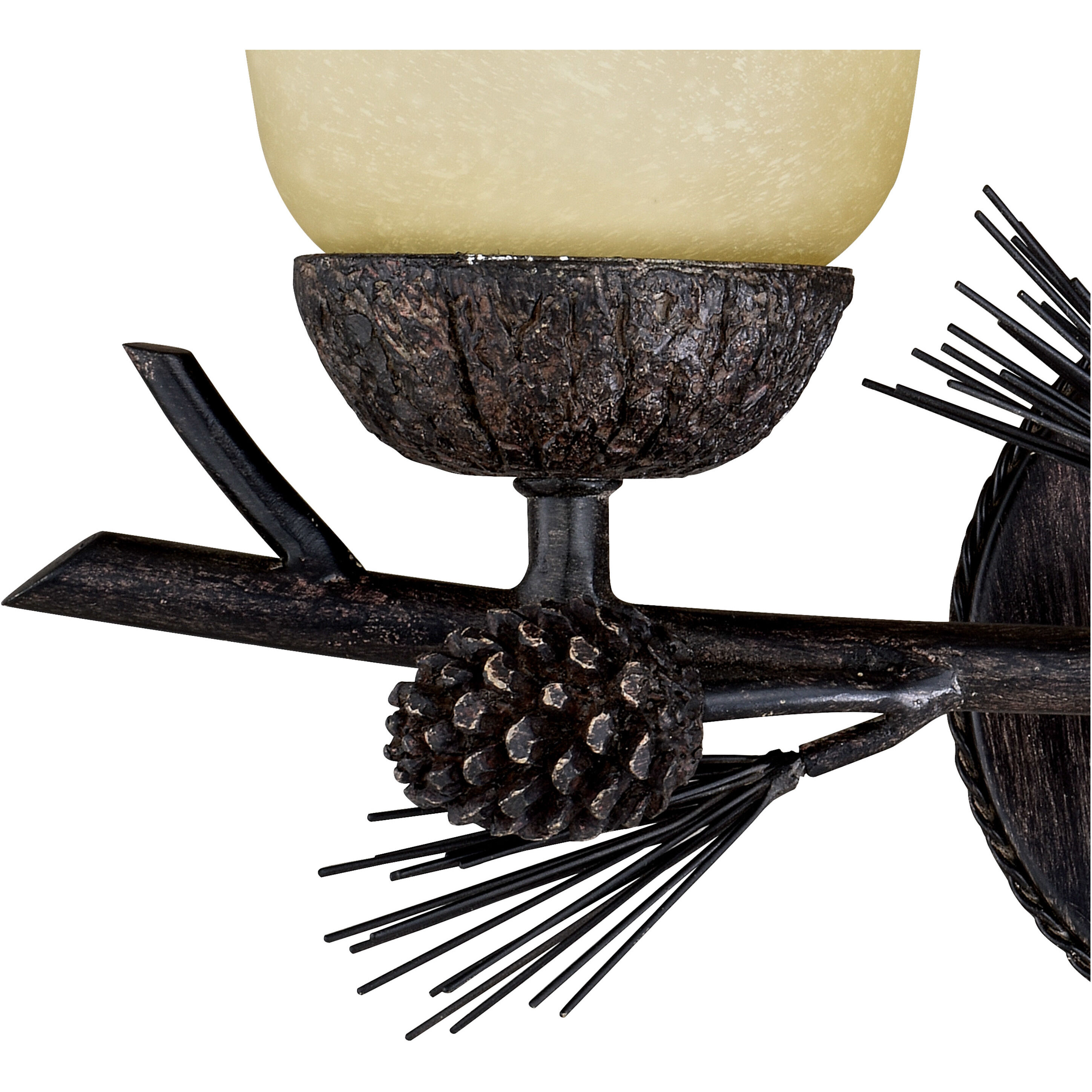 Sierra LED 15 inch Black Walnut Bathroom Light Wall Light