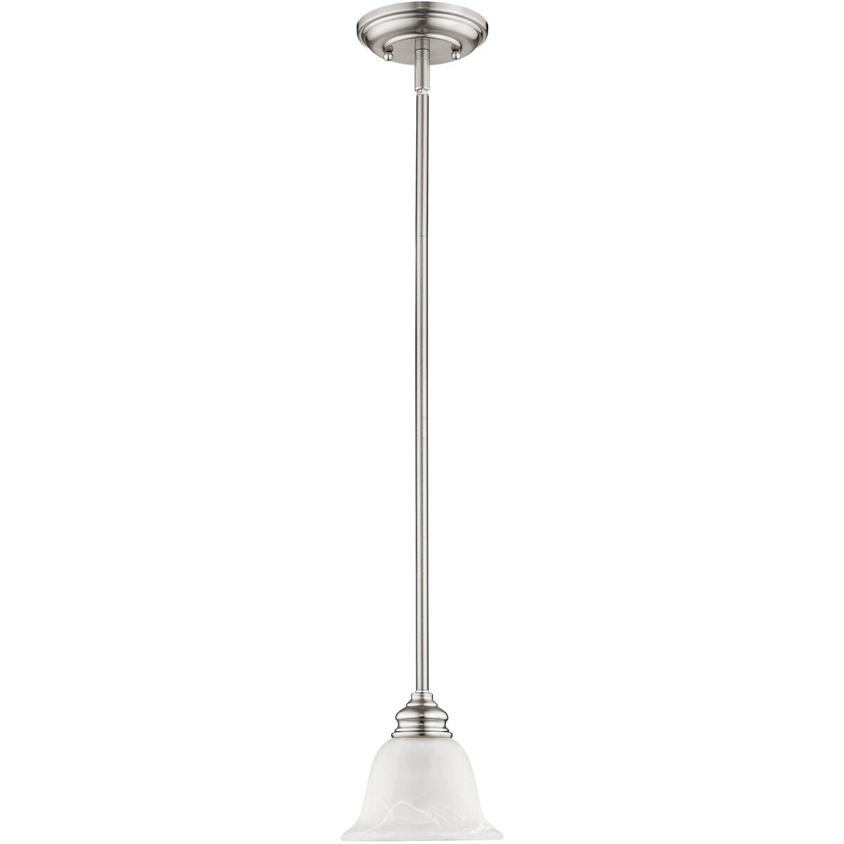 Essex 1 Light 6 inch Brushed Nickel Mini Pendant Ceiling Light