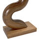 Asclepius Dark Walnut Decor Accessory