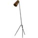 Draper 60.00 watt Blackened Floor Lamp Portable Light