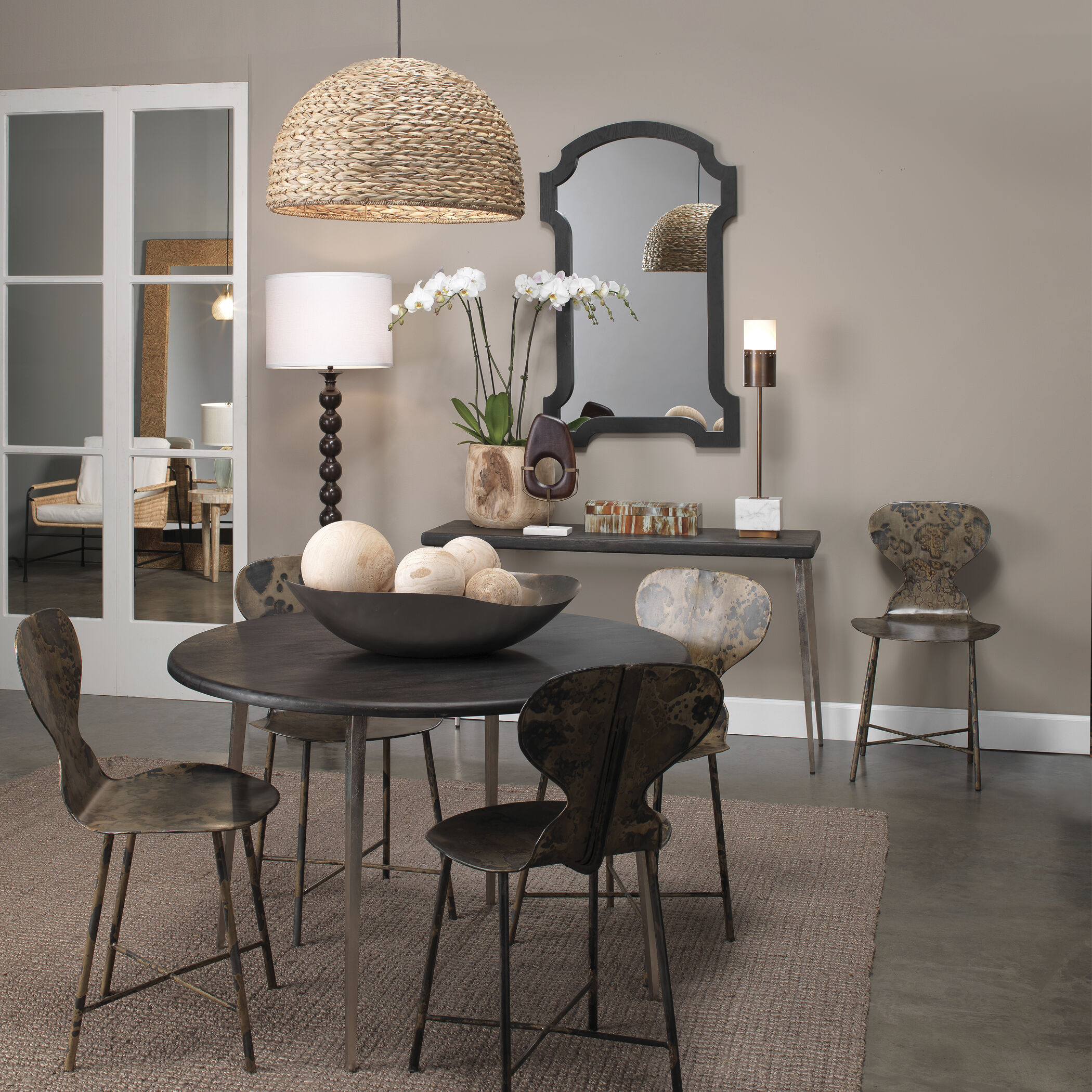 Shoreline 1 Light 22 inch Natural Pendant Ceiling Light