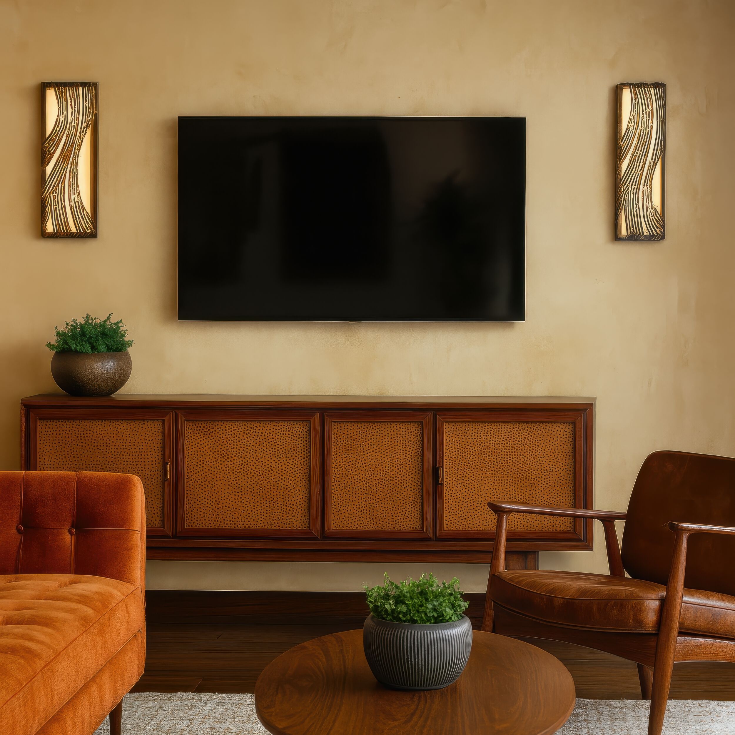 Flow 2 Light 6.5 inch Hammered Ore Wall Sconce Wall Light