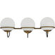 Alora Mood Alba 3 Light 24.13 inch Aged Gold Wall/Vanity Light Wall Light