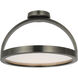 Kelly by Kelly Wearstler Cerne LED 16 inch Dark Bronze Semi Flush Mount Ceiling Light, Large