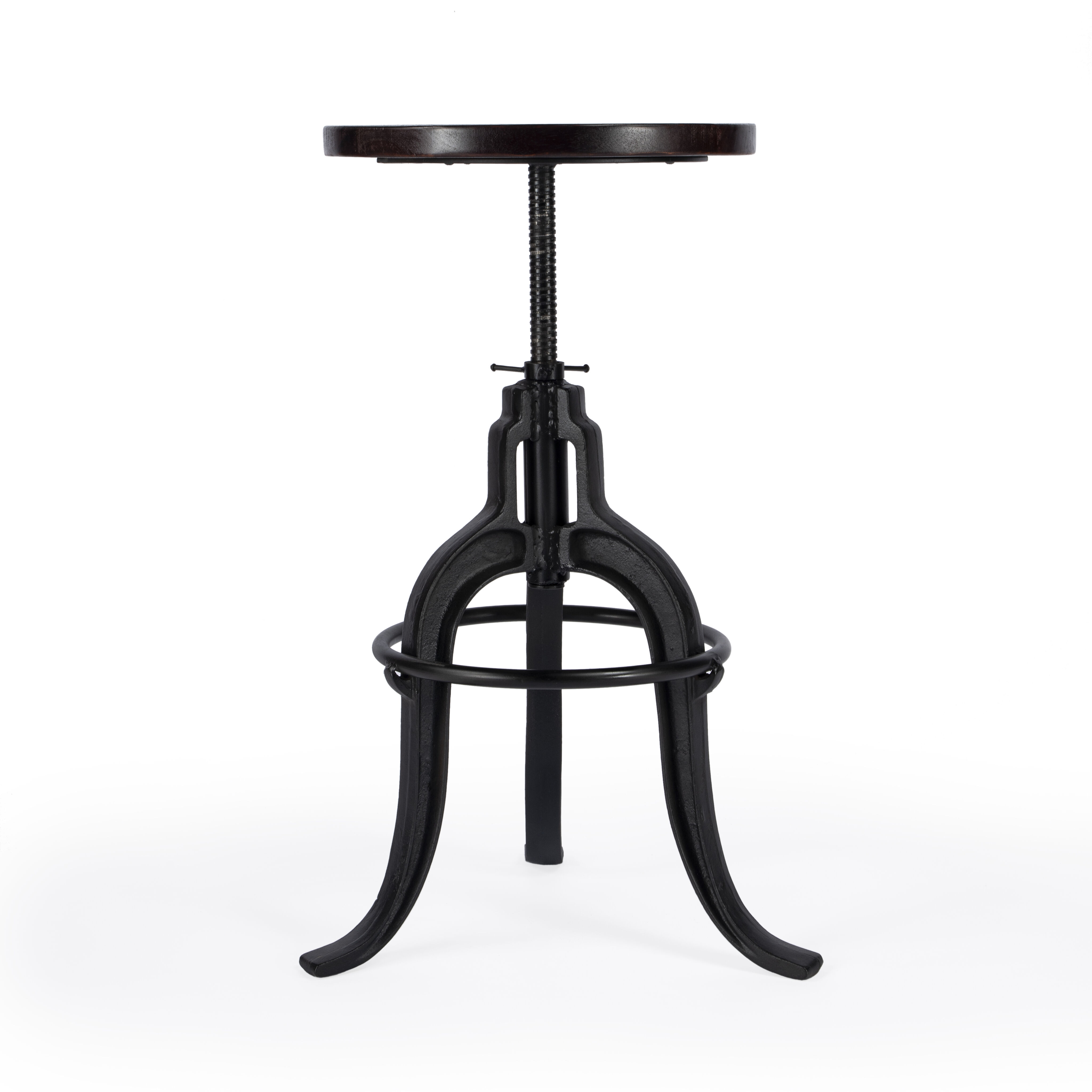 Industrial Chic Gladney Iron 24 inch Metalworks Barstool