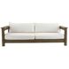 Caldwell Shale and Weathered Teak Outdoor Sofa