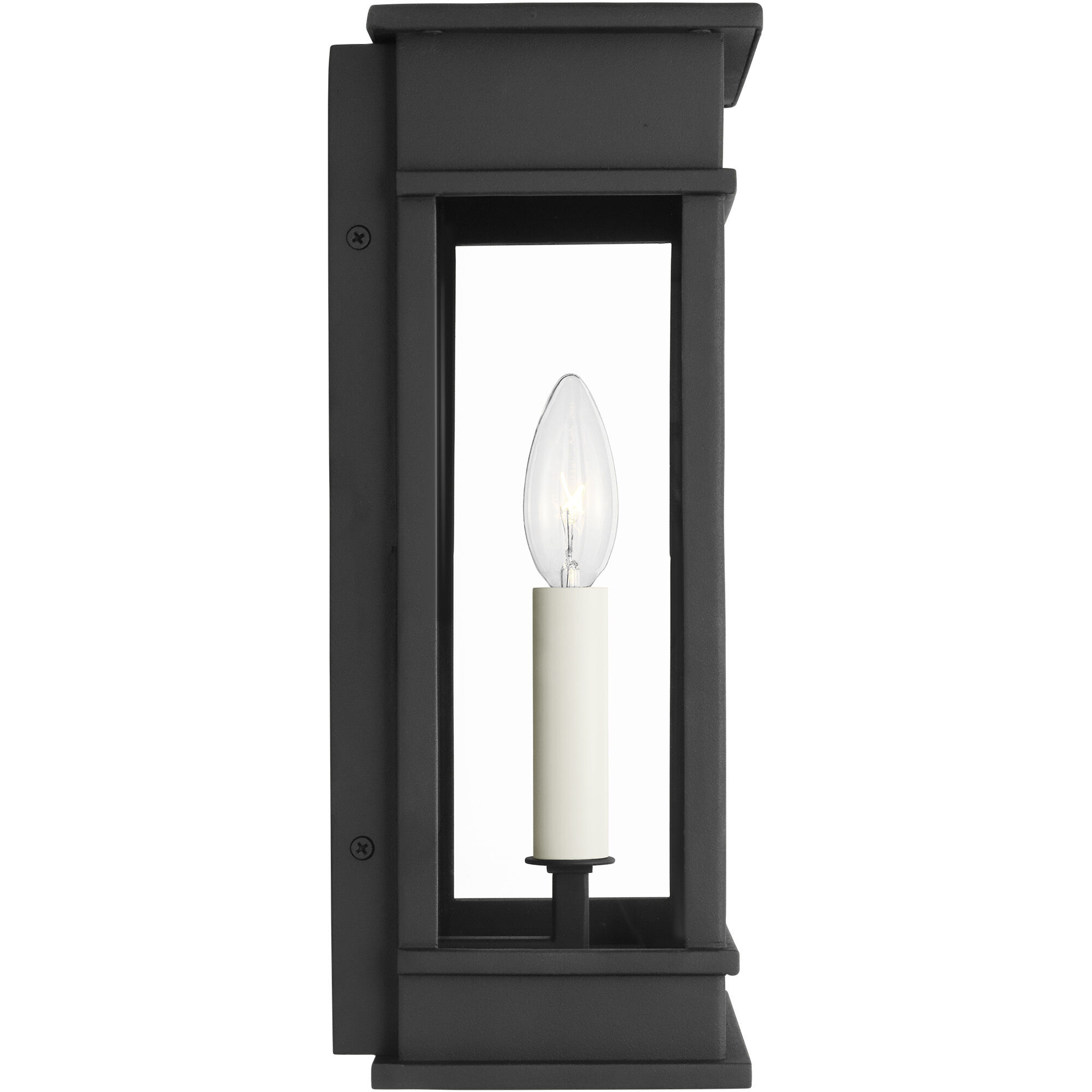 C&M by Chapman & Myers Cupertino 1 Light 13.13 inch Textured Black Outdoor Wall Lantern