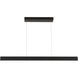 Stealth LED 0.63 inch Black Linear Pendant Ceiling Light