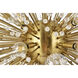 Vera 100 Light 25.5 inch Satin Gold Chandelier Ceiling Light