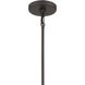 Erma 1 Light Olde Bronze Mini Pendant Ceiling Light
