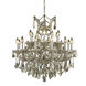 Maria Theresa 19 Light 30 inch Golden Teak Dining Chandelier Ceiling Light in Royal Cut