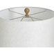 Frank 32 inch 100 watt Darley and Light Oatmeal Table Lamp Portable Light