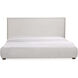 Luzon Grey Bed in Light Grey, Queen