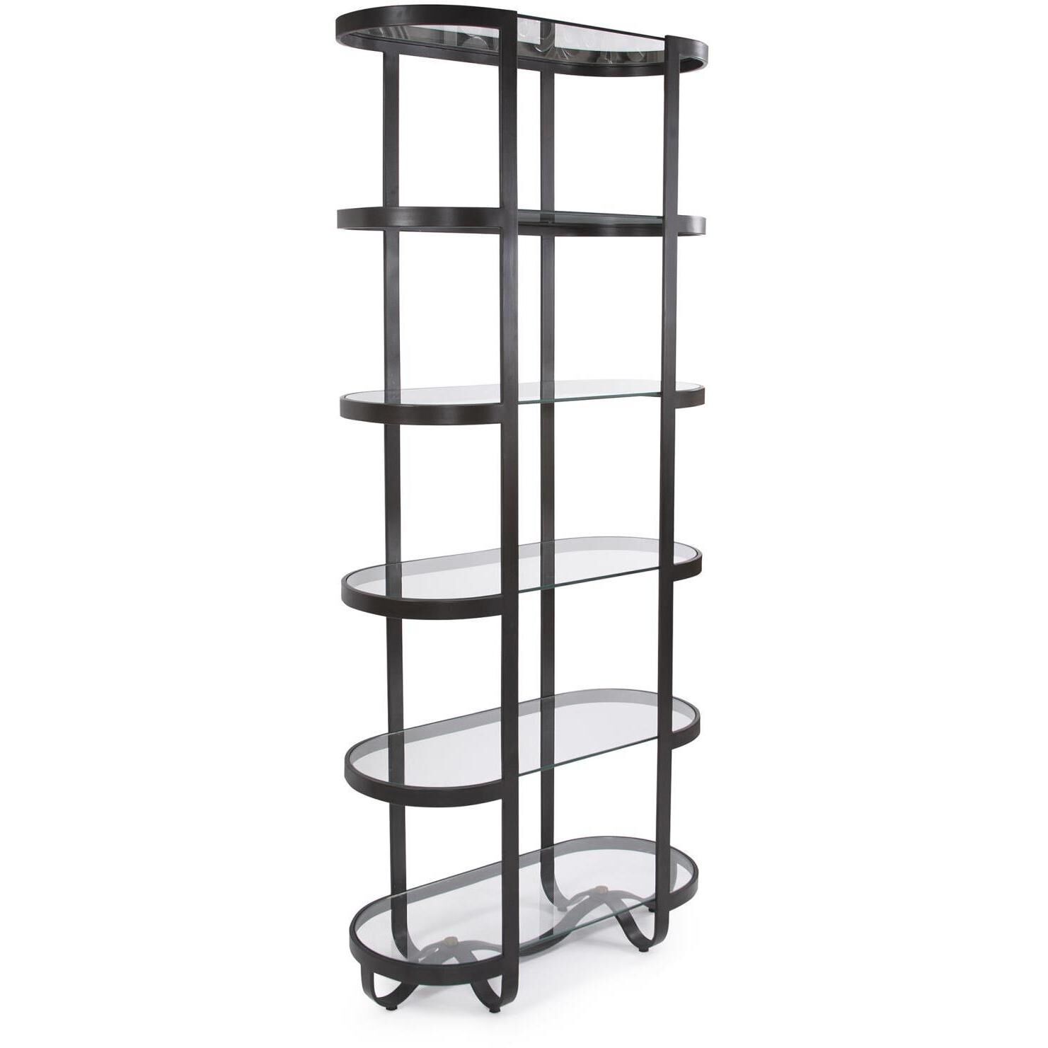 Brooklyn 82.5 X 36 inch Graphite Etagere