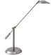 Sirino 26 inch 9 watt Satin Nickel Desk Lamp Portable Light