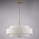 Brentwood 5 Light 24 inch Sunset Gold Pendant Ceiling Light