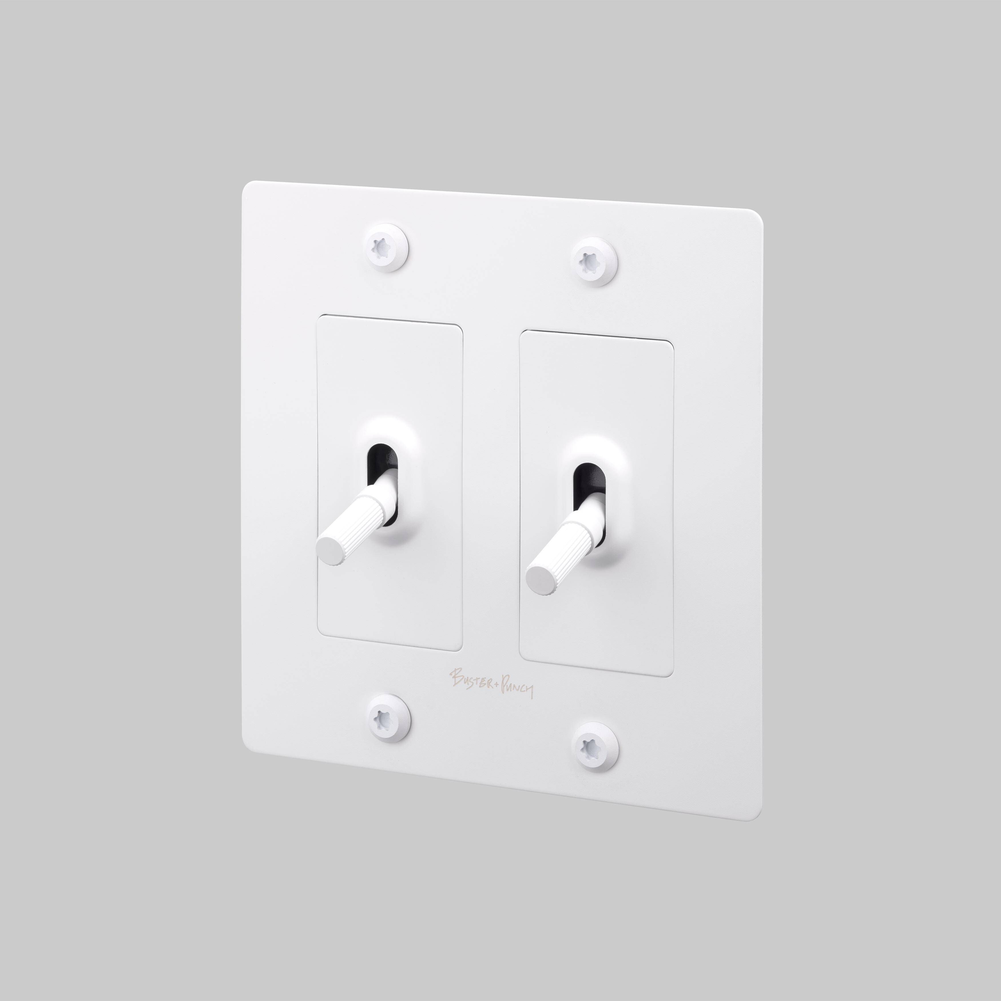 2G Toggle 4.56 inch Dimmer and Switch