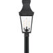 Gloucester 4 Light 26 inch Sand Coal Outdoor Post Mount, The Great Outdoors