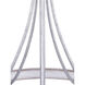 Camps Bay 5 Light 26 inch Galvanized Chandelier Ceiling Light