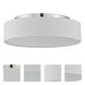 Heather LED 13 inch Polished Nickel Flush Mount Ceiling Light