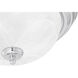 Harmony 3 Light 16 inch Brushed Nickel Flush Mount Ceiling Light