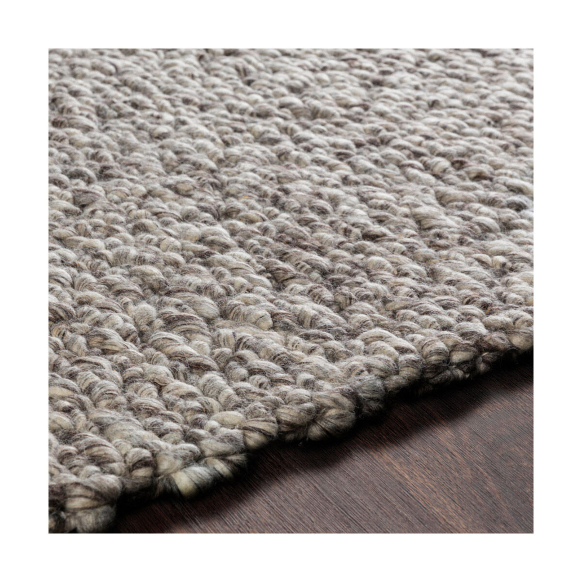 Kapara 36 X 24 inch Dark Brown/Cream Rugs, Rectangle